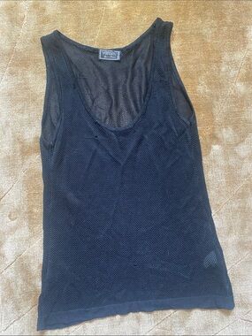 Vintage Versus Versace Black Tank Top